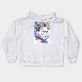 ANTONIN ARTAUD watercolor portrait .2 Kids Hoodie